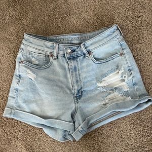 American Eagle Outfitters Light Blue Jean Shorts